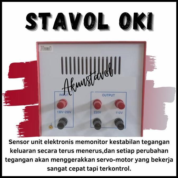 Stavolt OKI AVR/SVC-2000VA - Stabilizer Listrik OKI 2000 Watt Terlaris