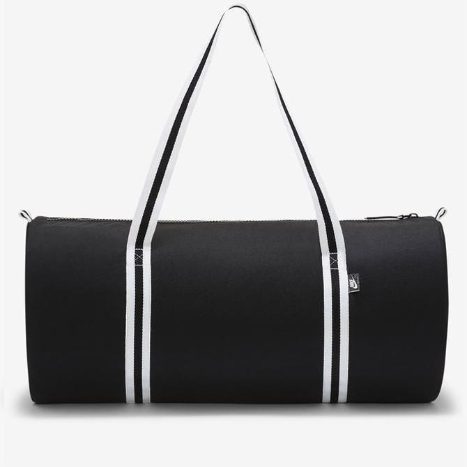 Tas Nike Heritage Duffel Bag (30L) Training Travel Bag Black ORIGINAL Terlaris