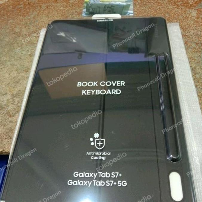 keyboard cover bluetooth samsung tab s7+ / tab s7 plus Terlaris