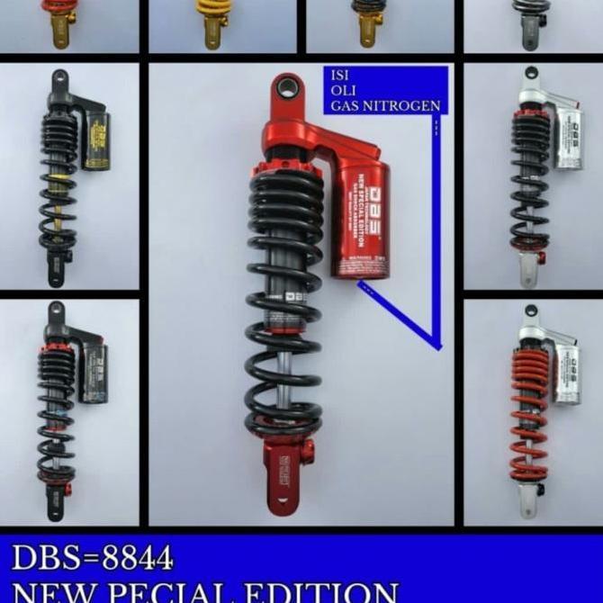 SHOCK BREAKER BLK TABUNG ATAS DBS =8844 BY MGV HONDA VARIO 160 UK340MM Original