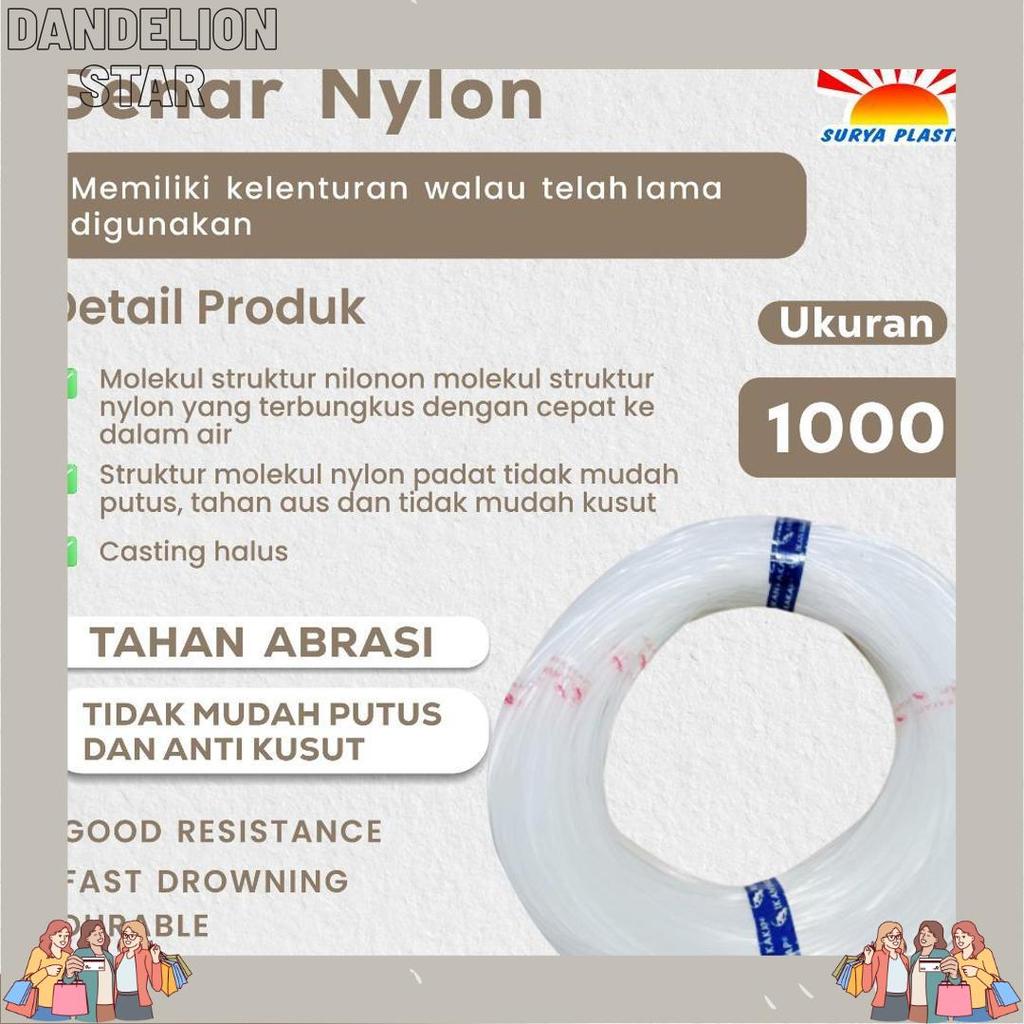 Diskon Senar Cap Ikan Kakap  Ukuran 1000 (70)  Per Roll /Tali Senar Pancing / Senar Layangan