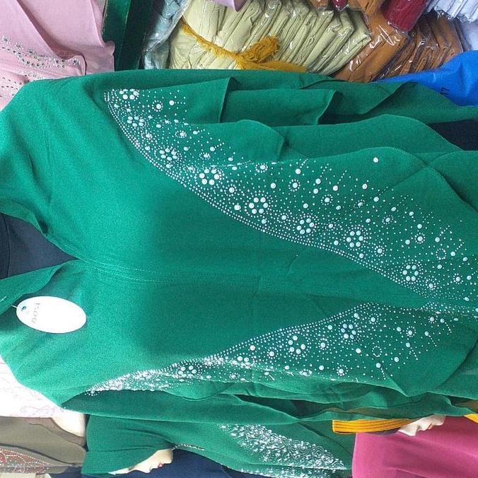 Promo Khimar 2 Layar Payet Jamur Pinggir, Bisnis Pernikahan Poliester Santai Ceruti Muslim Syari Cer