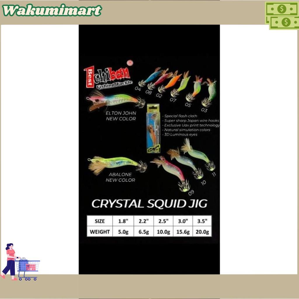 Teratas Squid Jig Ichiban Crystal