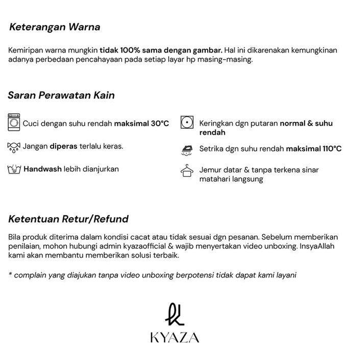 Promo Kyaza - Elena Instan Hijab Instan (Bergo Instan Tali Rayon) Cod