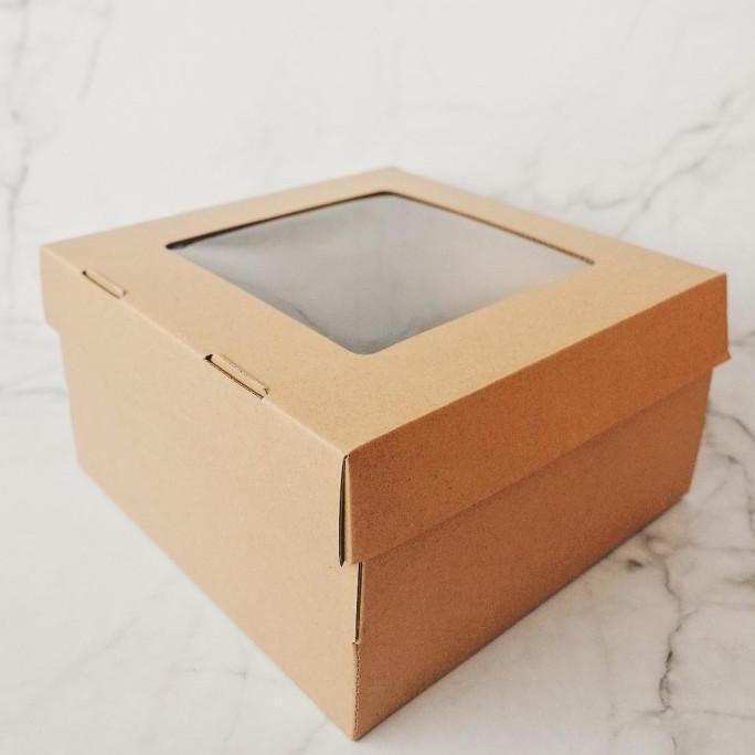 New- Dus Kue Corrugated Mika 22x22x12 cm