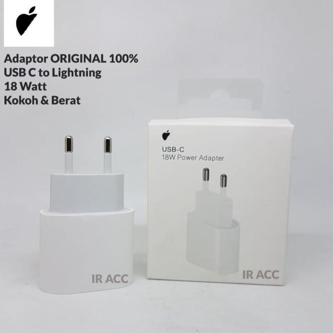 New- ORIGINAL 100% Adaptor Batok 18 Watt / 20 Watt Charger Iphone 11 12 Pro