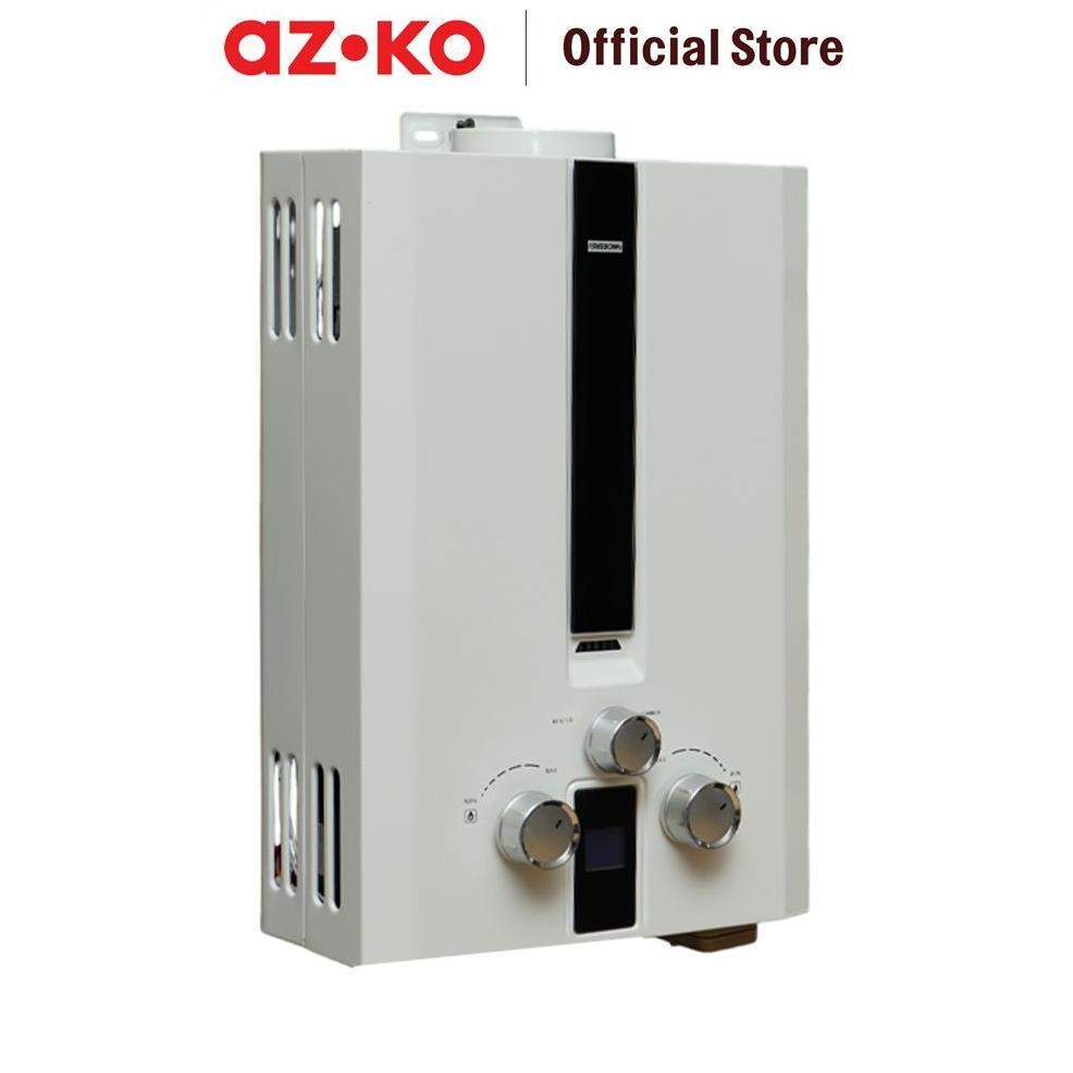 AZKO Krisbow 5 ltr Water Heater Gas - Putih Pemanas Air Water Warmer Aksesori Kamar Mandi Alat Peman
