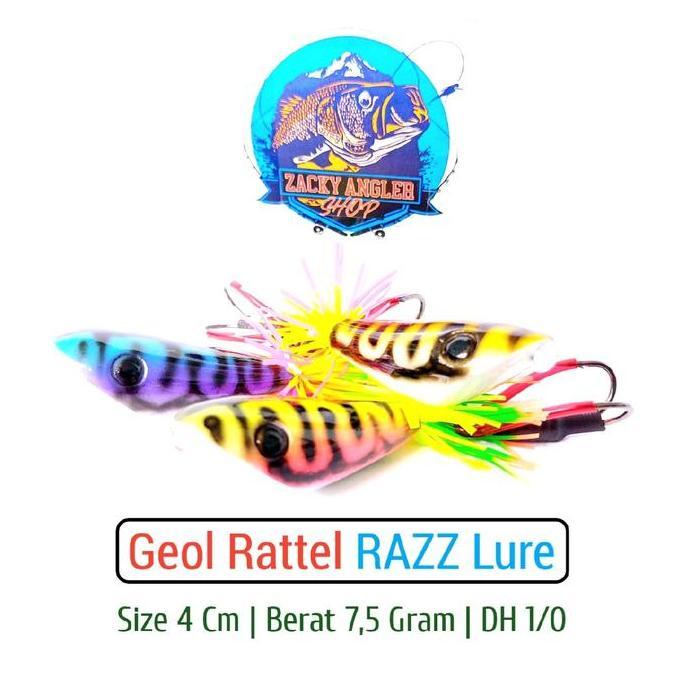 Geol Rattel Razz Lure 4 Cm Umpan Pancing Gabus