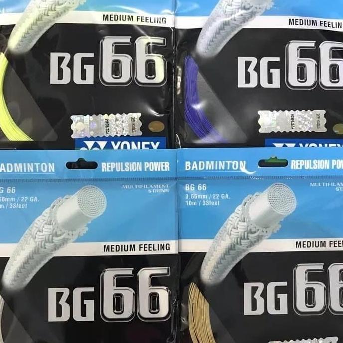 SENAR BADMINTON BG 66 - SENAR BG66 YONEX ORIGINAL SUNRISE KODE SP Terlaris