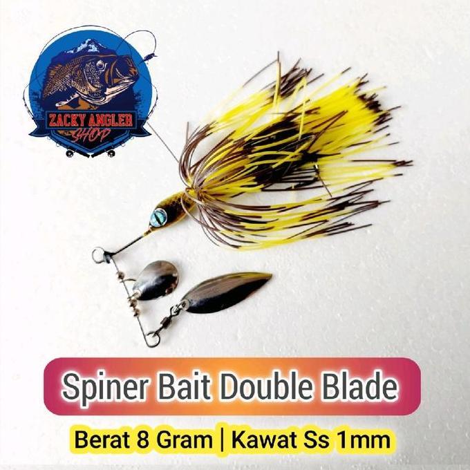 Spiner Bait Double Blade 8 Gram Lure Umpan Casting Gabus