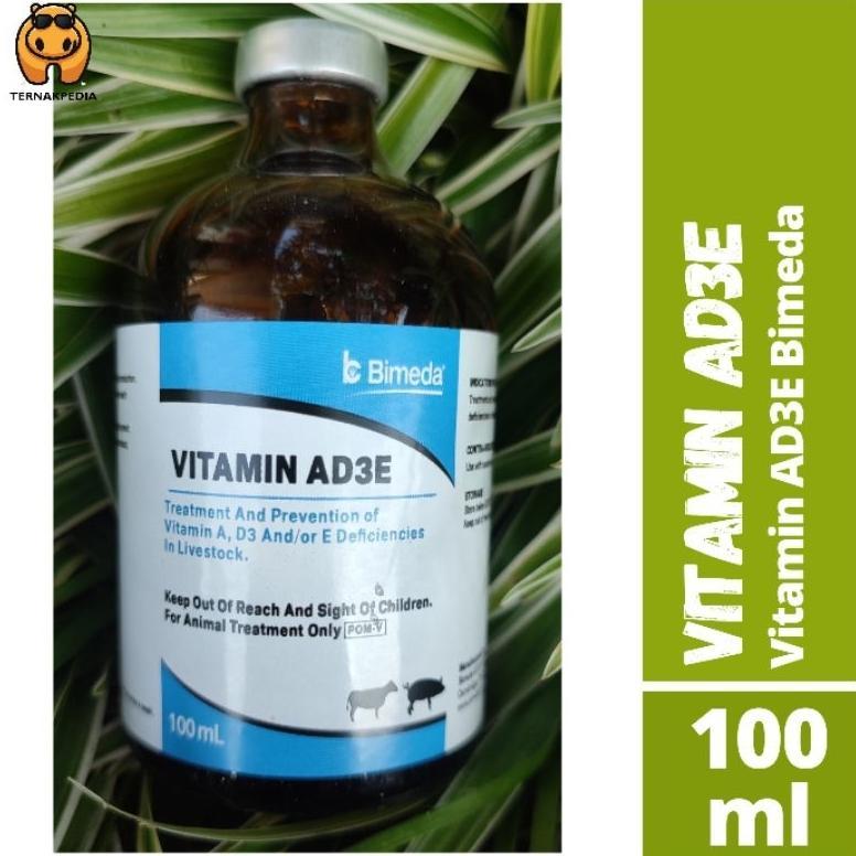 Vitamin Ad3E Bimeda 100Ml Vitamin Ad3E Injeksi Pantex Holland Ad3E