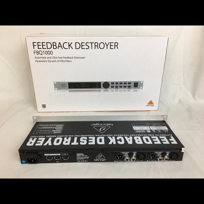 Behringer Feedback Destroyer Behringer Fbq1000 Fbq 1000 Anti Feedback Original Dan Terpercaya