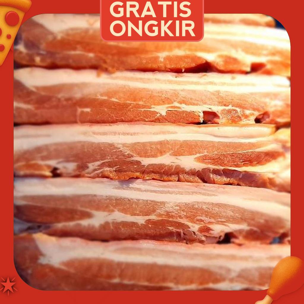 Daging Babi / Samcan / Babi Lokal / Bukan Import / Fresh