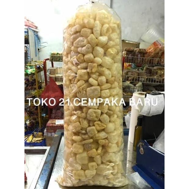 Krupuk Kulit Sapi 1 Kg | Kerupuk Rambak Jangek Krecek Kulit Sapi 1Kg