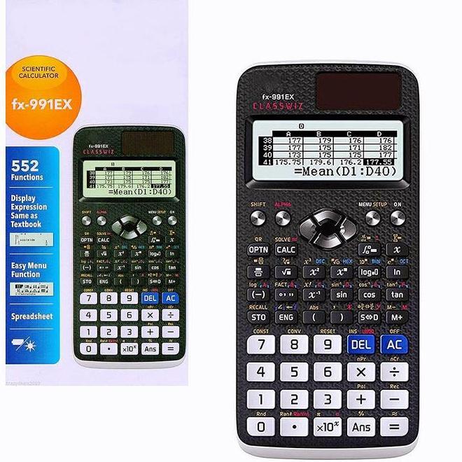 Fx991Ex Fx991Ex Fx991Ex Scientific Calculator Classwiz Scientific Calculator Bla Student Exam Test F