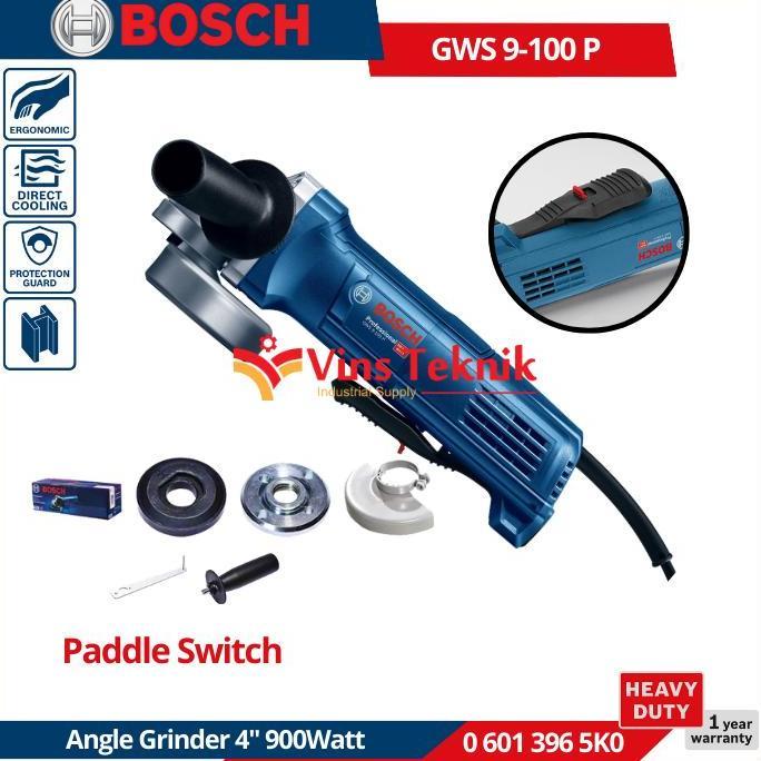 Grosir Bosch Gws 9-100 P Mesin Gerinda Tangan 4Inch Angle Grinder Gws9-100P