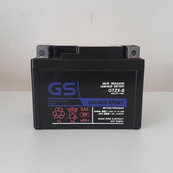 Aki / Accu Motor Beat, skywave, skydrive, spin, GS GTZ5S Aki Kering Terlaris