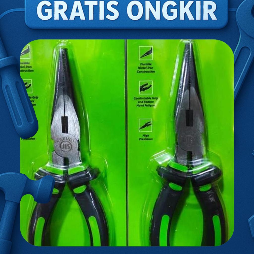 Tang Tekiro Paket Isi 3 Pcs / Tekiro Set Comb 7", Lancip 6", Potong 6"