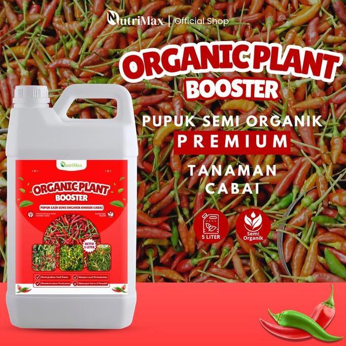 BEBAS ONGKIR - ORGANIC PLANT BOOSTER CABAI 5 LITER - Pupuk Organik Cair Dan ZPT Khusus Tanaman Cabai