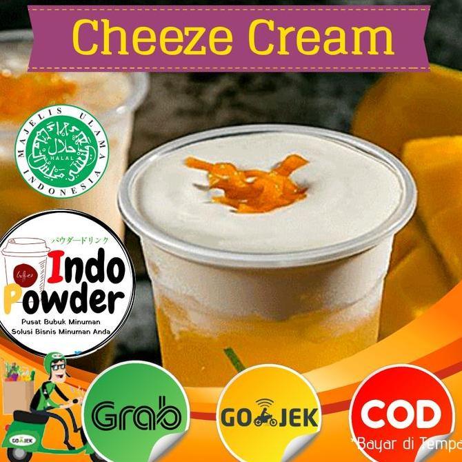 sendikoseller - bubuk cheese tea cream 1kg - bubuk cheese cream untuk minuman kekinian