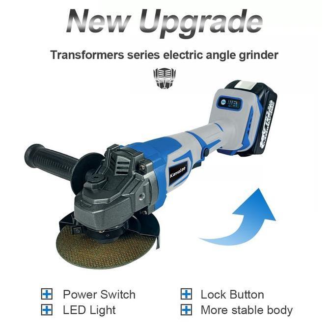 Grosir Kamolee Mesin Gerinda Elektrik 4 Inci Dga404 18000Rpm Brushless Motor Cordless Angle Grinder 