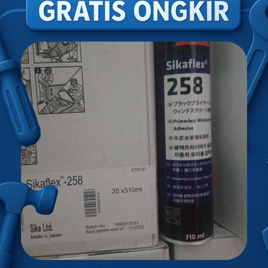Sika Titan 258 Black/Lem Kaca Mobil.