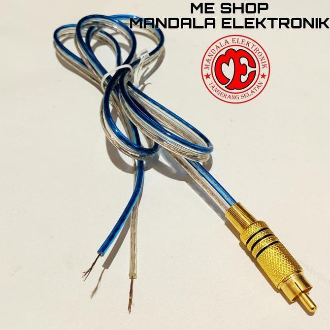 Kabel Rca male Buntung/sambungan speaker