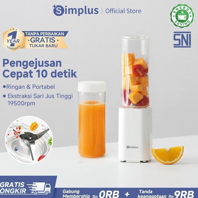 cintamellyshop - simplus blender juicer portabel 28ml tumbler travel 15w lljh9