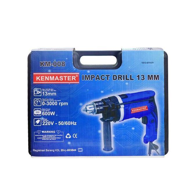 Sale Kenmaster Bor Impact Drill 13Mm With Box - Bor Listrik - Bor080