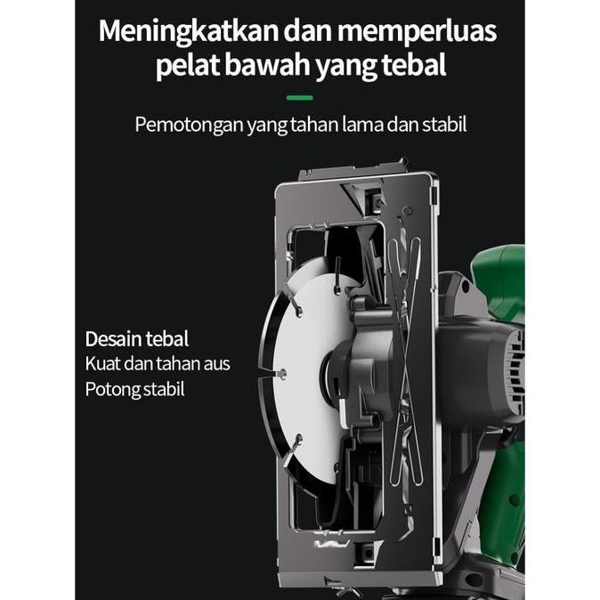 Promo CodTanzu 7 Inch Circular Saw / Mesin Gergaji / Mesin Potong/Mesin Gergaji Circular Saw Logam D