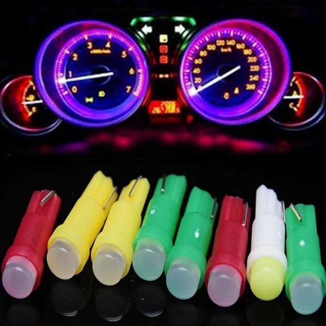 LAMPU LED T5 SPEEDOMETER SPIDOMETER VARIASI MOTOR TERANG UNIVERSAL