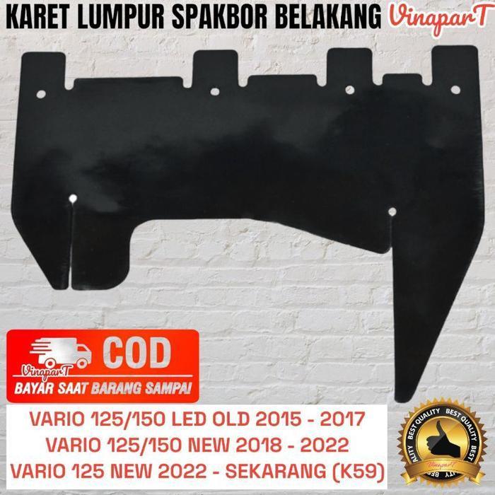 karet tahanan lumpur spakbor belakang honda vario 125 150 led old dan new K59