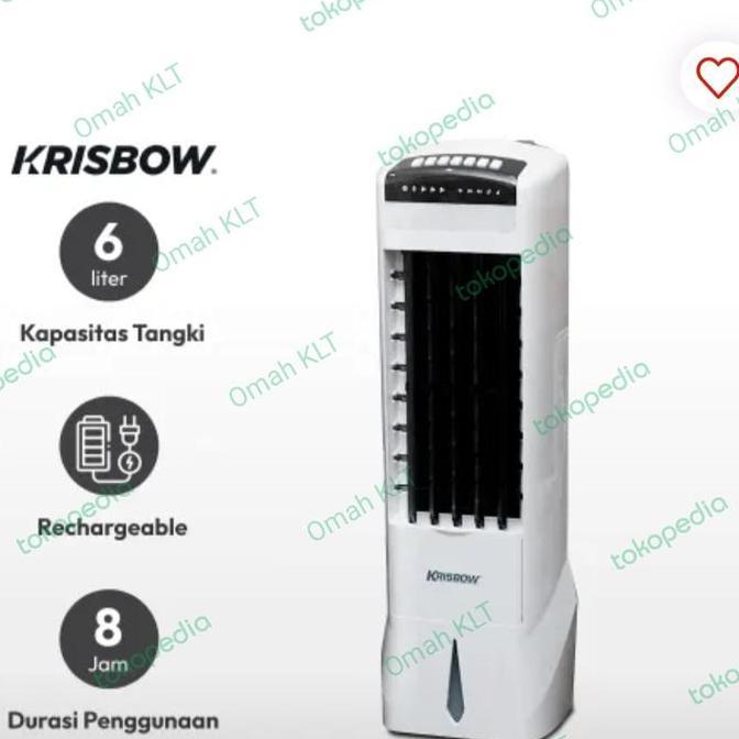 Terlaris Kipas Air Cooler Krisbow Rechargeable Emergency Aircooler Krisbow Cas