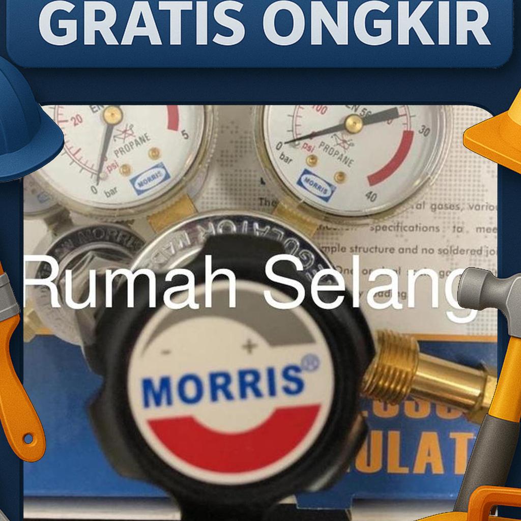 Regulator Gas Lpg 50 Kg Morris / Regulator Las 50 Kg / Regulator Ayam