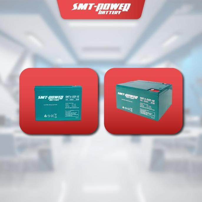 Aki Selis SMT 12V 12AH Aki Sepeda Listrik Baterai Aki Motor Listrik