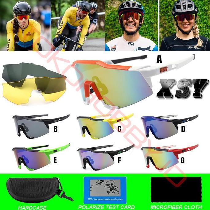 Kacamata Sepeda Gowes Lari Hiking Polarized Speedcraft SL Rockbros XSY
