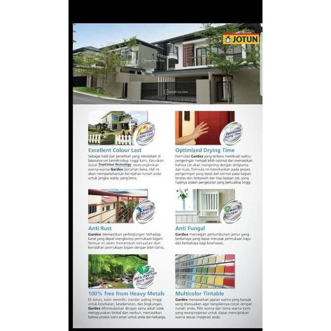 Cat Jotun Gardex Premium Semi Gloss 1L White / Jotun Gardex 1 L White  Sale
