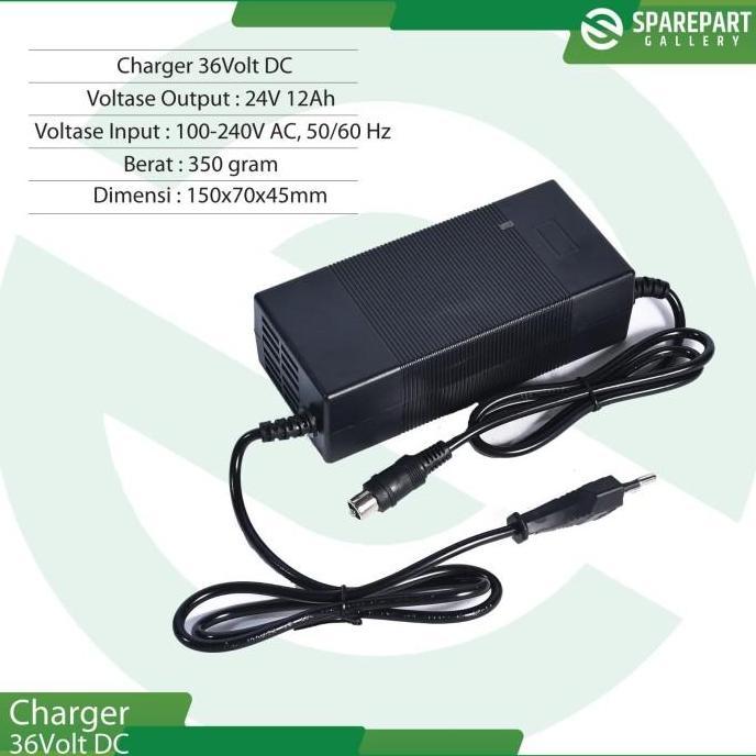 Sparepart Charger sepeda listrik 36Volt DC Mr.Jackie EB904&EB906