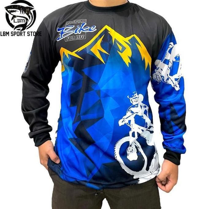 Baju Jersey Speda Gunung Lengan Panjang Offroad MTB - Sport