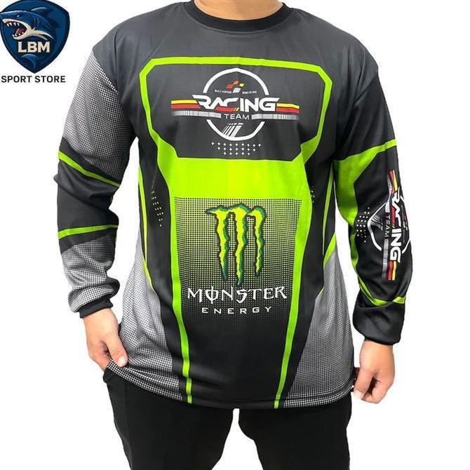 JERSEY MOTORCROS LENGAN PANJANG BAJU RACING KAOS TRAIL