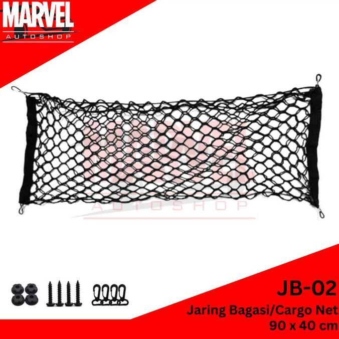 JARING DOUBLE CARGO BAGASI MOBIL JARING PENGAMAN MOBIL /JARING BAGASI BELAKANG MOBIL SKR