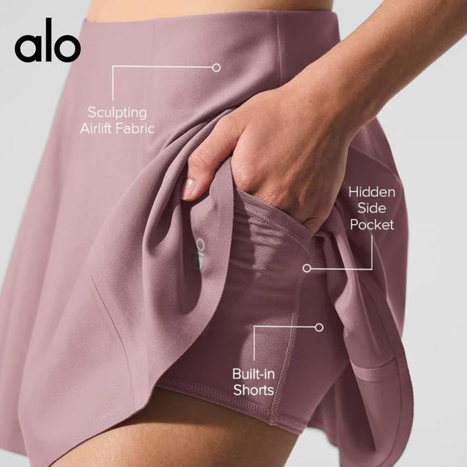 Alo Yoga Skirt /Rok Tennis/ Padel Alo[100% Original Alo USA] Terlaris