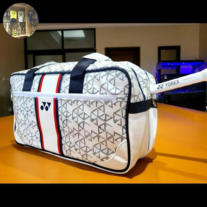 ORIGINAL YONEX COMPACT BAG/TAS RAKET YONEX ORIGINAL 249BT007U. (White color).KR code. For Badminton,