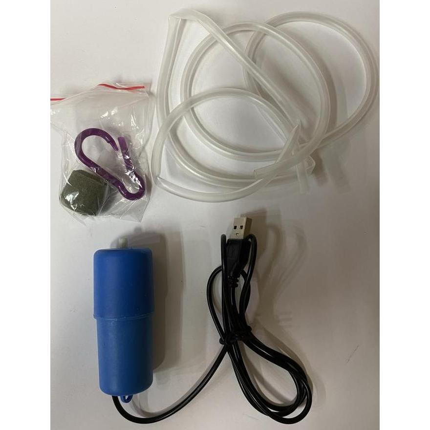 Pompa Udara Mini DC USB u. Akuarium Transport Ikan