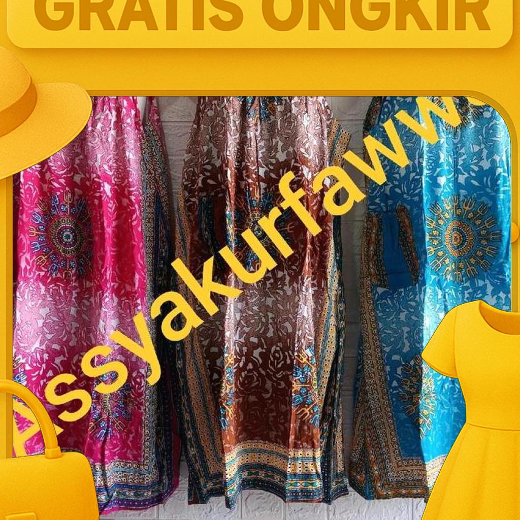 Daster Yukensi Batik Lie Ing Ld 130 Motif Pelangi