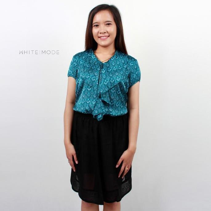 White Mode Esther Blouse - M