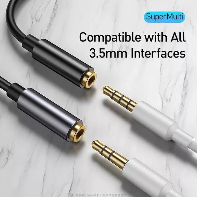 Tanamanara - Baseus Type-C Ke 3.5Mm Audio Jack Adapter Kabel Headset Hp