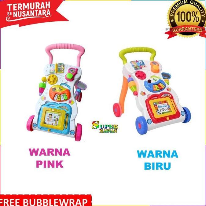Mainan Baby push walker alat bantu jalan mainan bayi 6 7 8 9 10 bulan