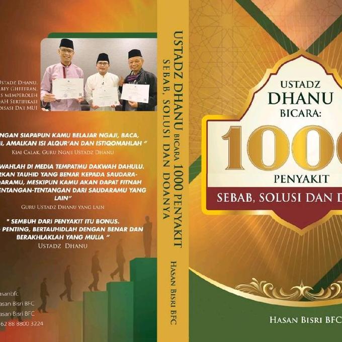 Buku Ustadz Dhanu Ori Ustadz Dhanu Bicara 1000 Penyakit, Sebab, Solusi, Dan Doanya