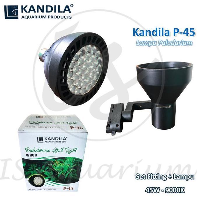 KANDILA P45 WRGB LAMPU PALUDARIUM 45W FITTING LAMPU LED VIVARIUM P-45 ORIGINAL DAN TERPERCAYA